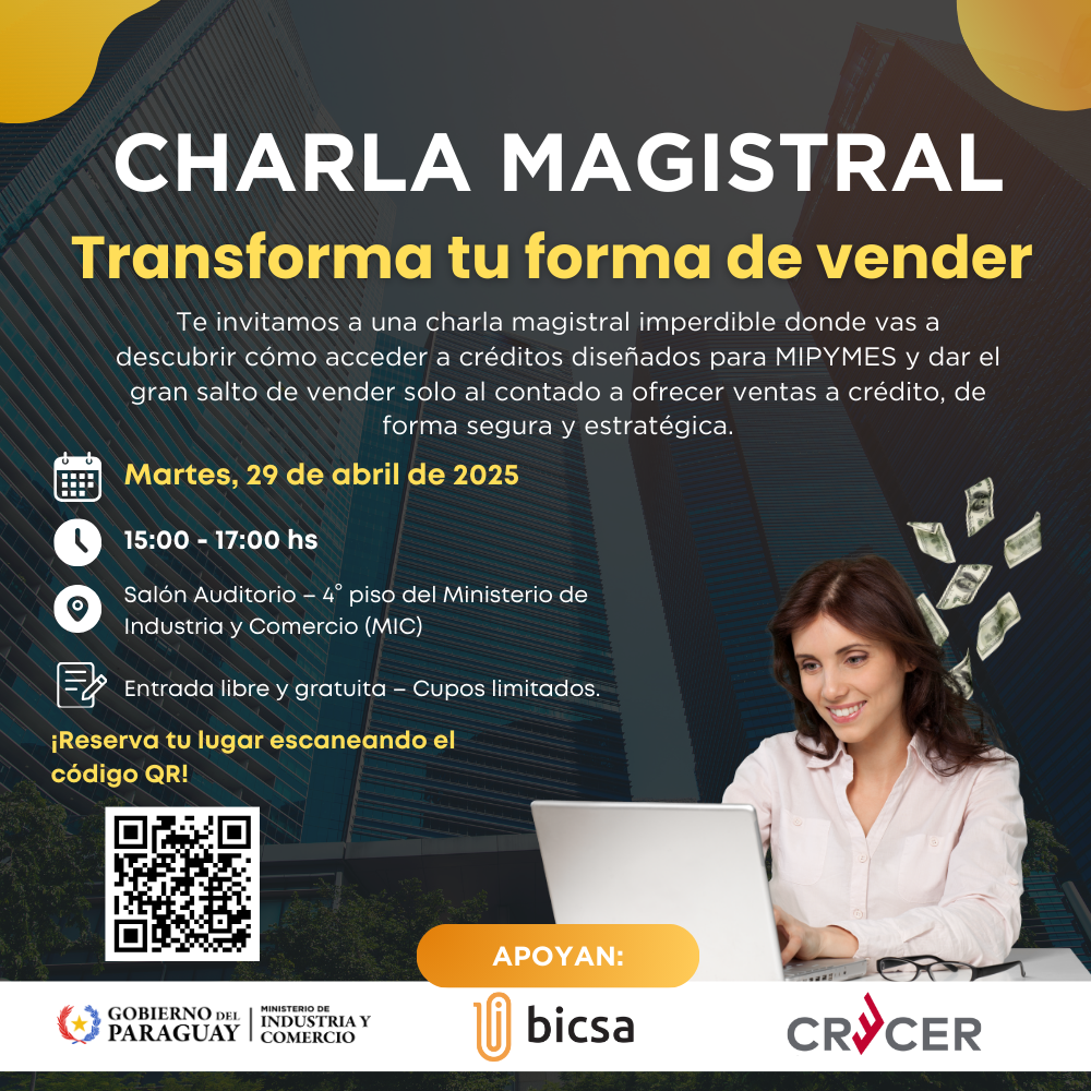 Charla Magistral: Transforma tu forma de vender
